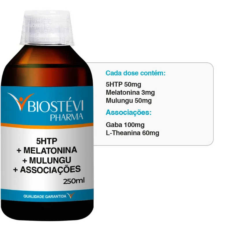 Sleep Shot | 5 HTP 50mg + Melatonina 3mg + Mulungu 50mg + Associações 25 Doses Sleep Shot | 5 HTP 50mg + Melatonina 3mg + Mulungu 50mg + Associações 30 Doses