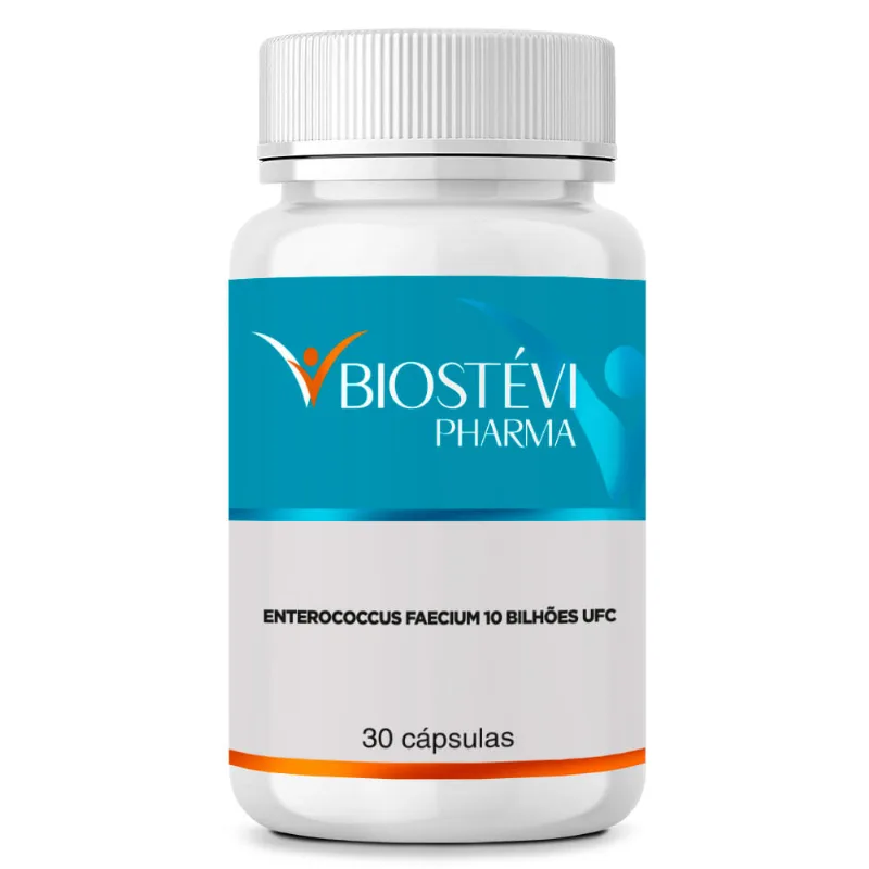 Enterococcus faecium 10 bilhões ufc 30 cápsulas (redução do colesterol ruim)