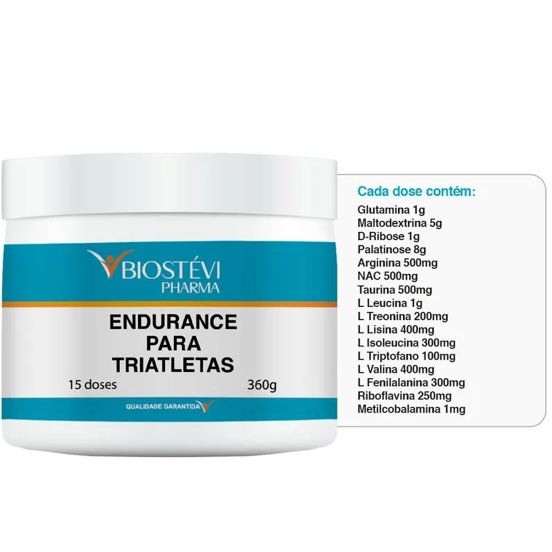 Endurance para Tri Atletas e Esportes de Longa Duração 360g 15 Doses