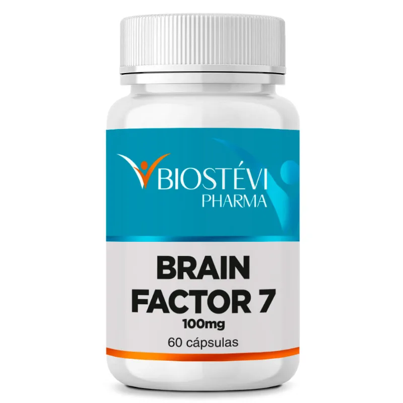 Brain Factor 7 100mg 60 Cápsulas | Foco e TDAH