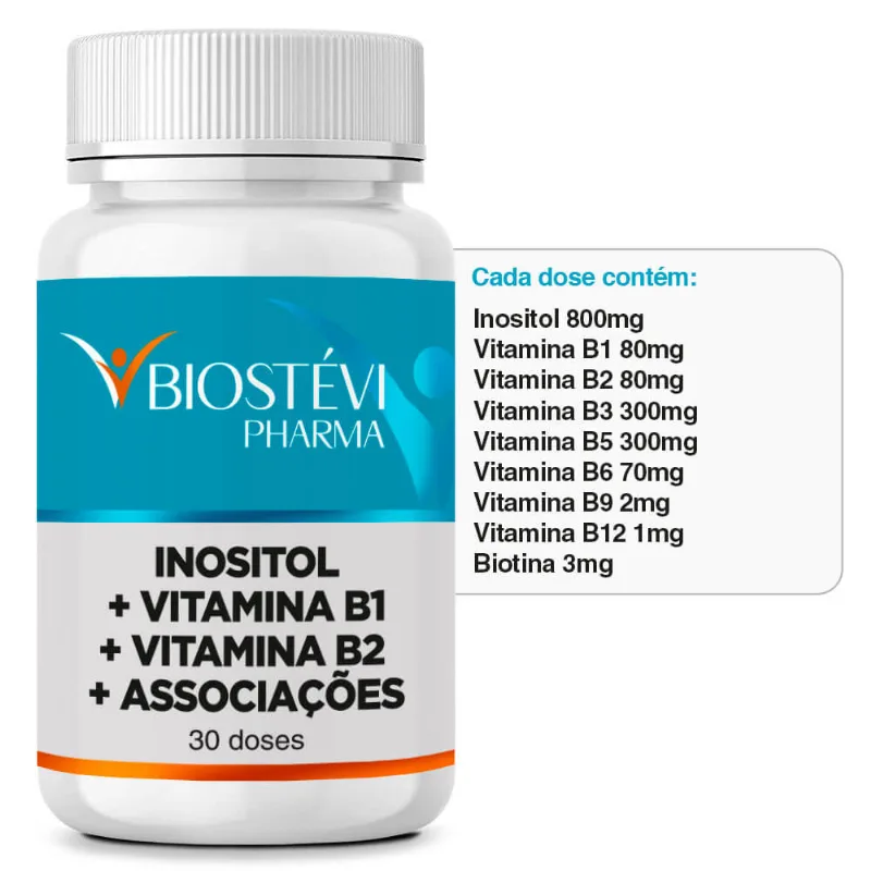 Inositol + Complexo B 30 Doses