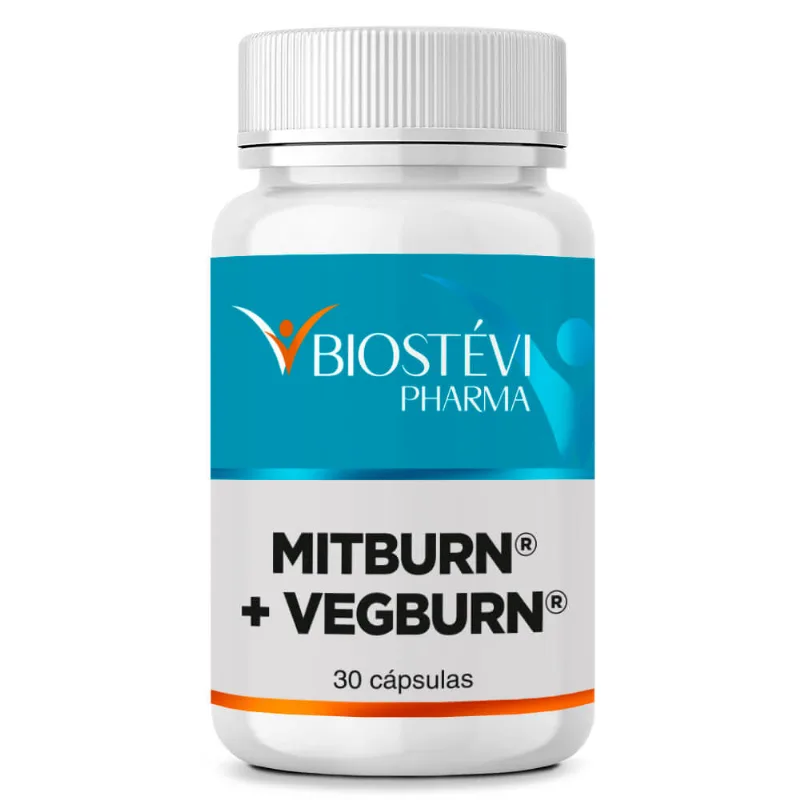 Mitburn® 50mg + Vegburn® 150mg 30 Cápsulas