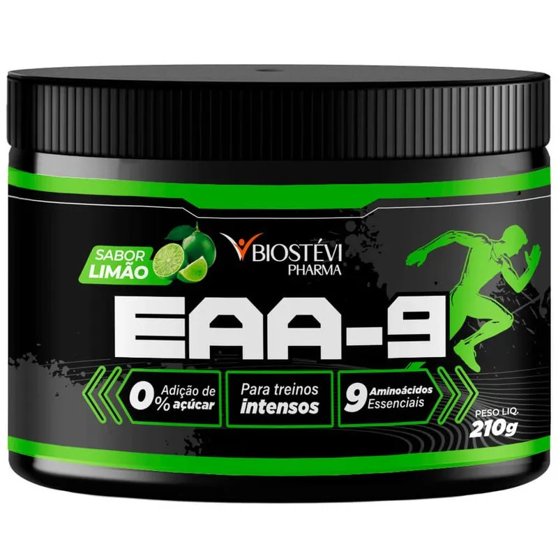 Intra-Treino de Longa Duração - 9 Aminoácidos Essenciais - EAA-9 210g Sabor Limão