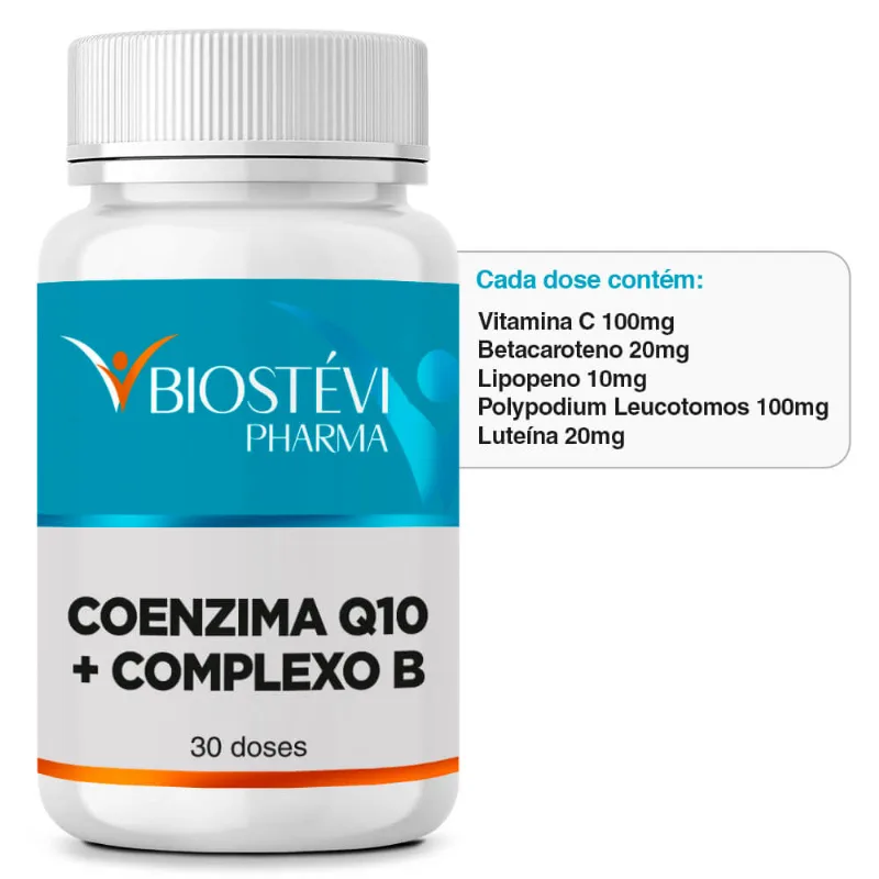 Coenzima Q10 + Complexo B 30 Doses