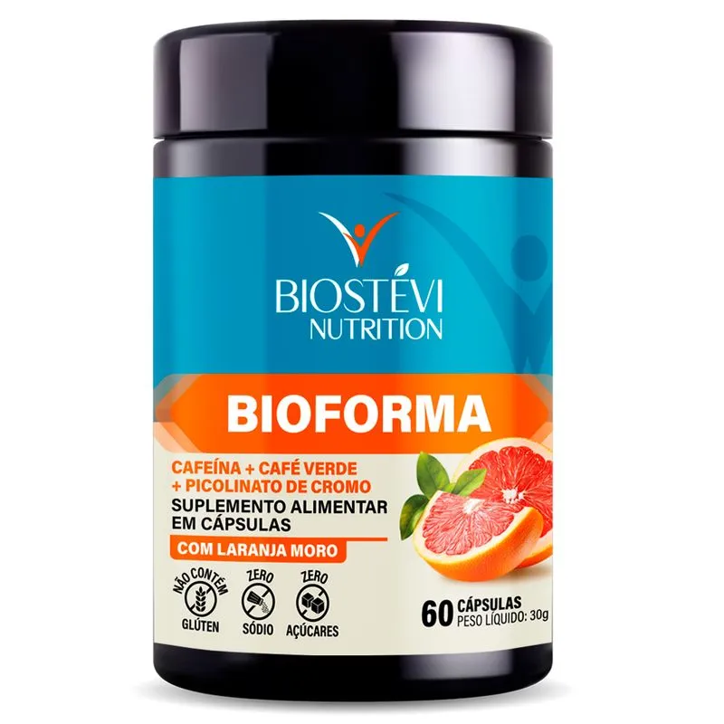 Bioforma com laranja moro 60 cápsulas nutrition