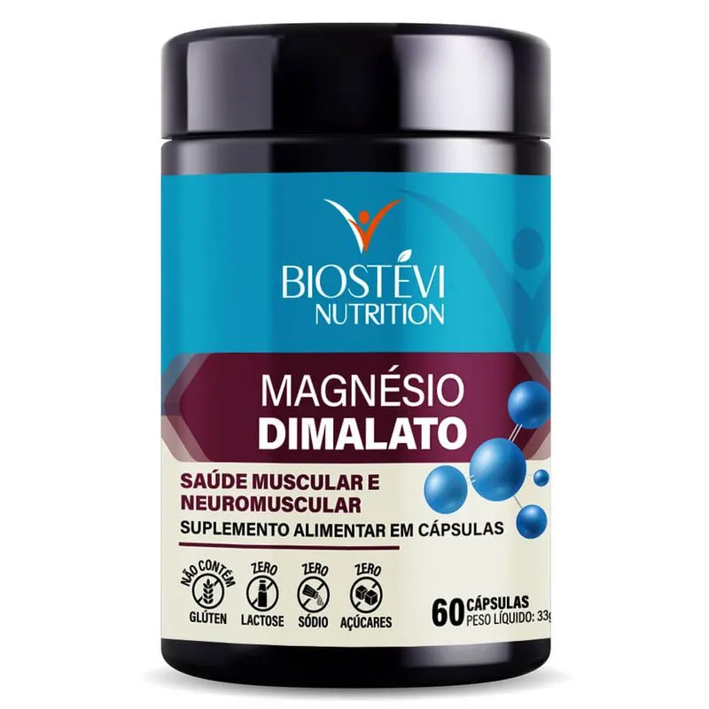Magnésio Dimalato 60 Cápsulas Nutrition