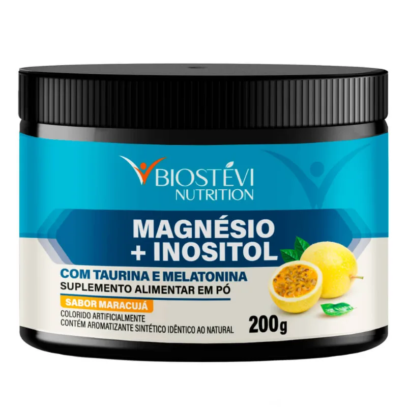 Magnésio + Inositol em pó (sabor maracujá) 200g - Nutrition