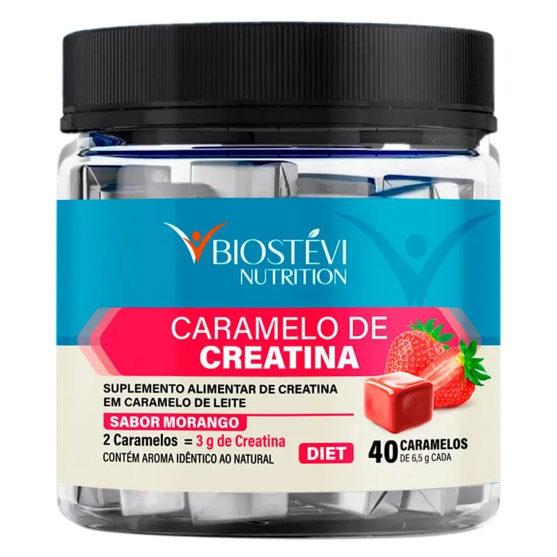 Caramelo de Creatina Sabor Morango - 40 caramelos - Nutrition