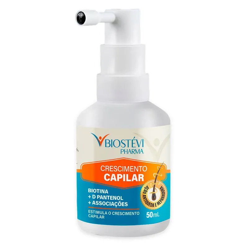 Crescimento Capilar - Biotina + D Pantenol + Associações - 50ml