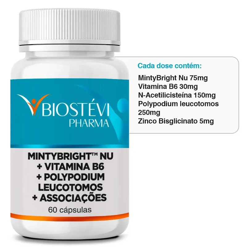 Composto para Melasma com Mintybright™ NU 60 Cápsulas