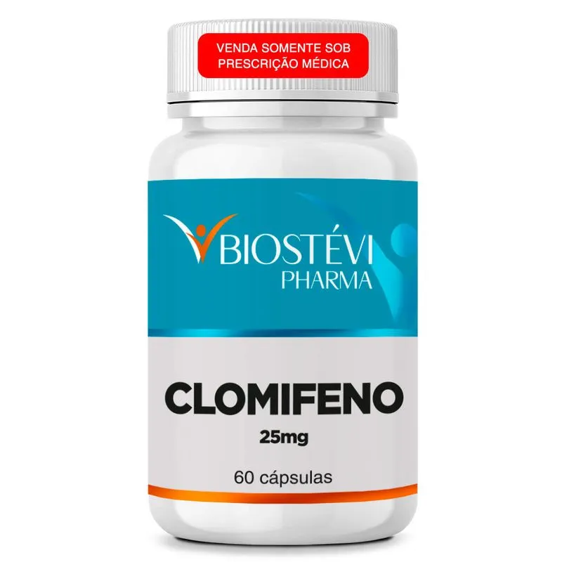 Clomifeno 25mg 60 cápsulas