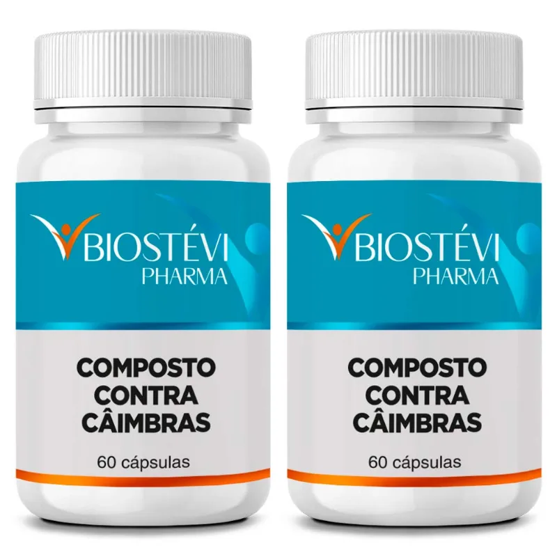 Kit 2 potes Composto Contra Câimbras 60 Cápsulas Kit 2 potes Composto Contra Câimbras 60 Cápsulas