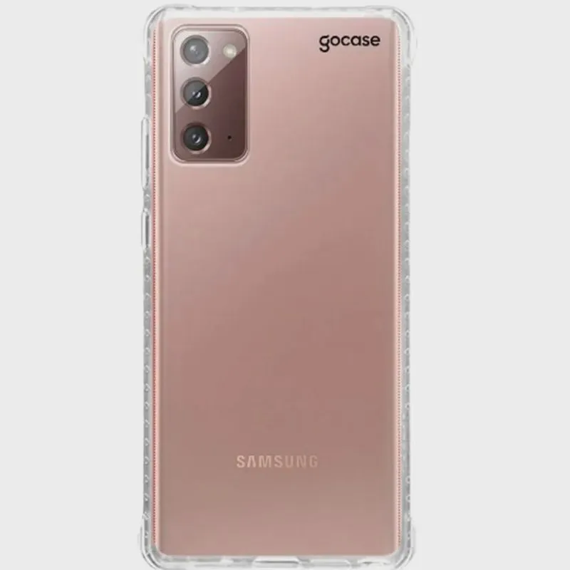 Capa para samsung galaxy note 20 transparente antiimpacto