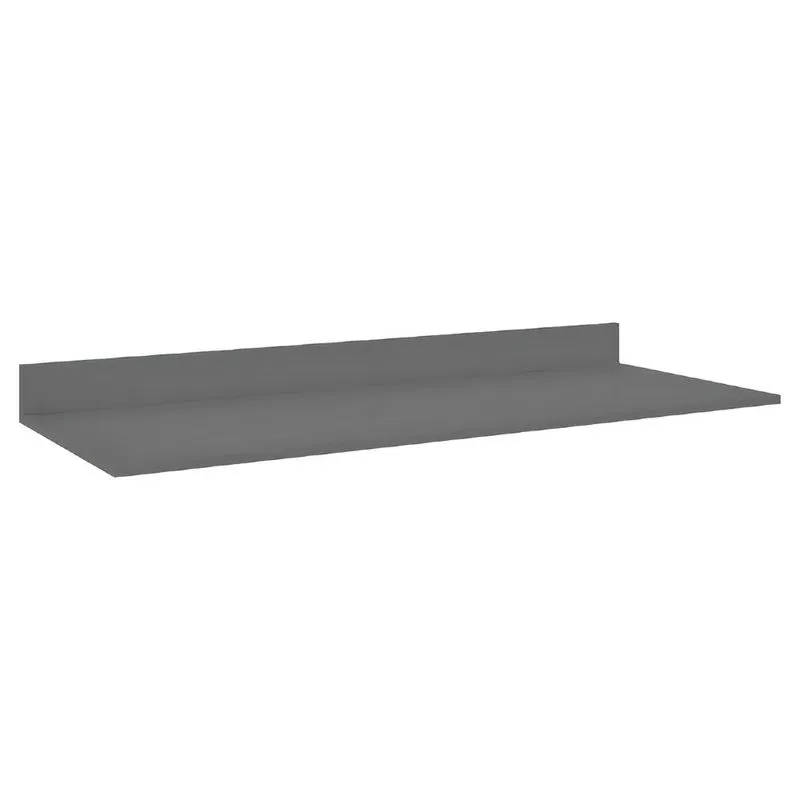 Tampo Para Balcão De Cozinha 160cm Mdp Cinza - Lumil