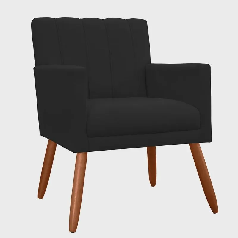 Poltrona Decorativa Cecília Suede Cores Variadas - ds Estofados