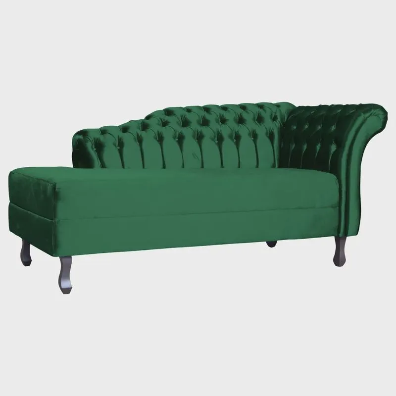 Recamier Stylos Lado Direito Veludo Cores - ds Estofados