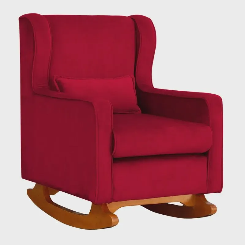 Poltrona Balanço Aurora Veludo Cores - ds Estofados
