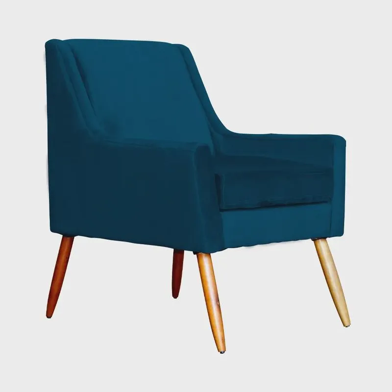 Poltrona Ariane Luxo Suede Cores - ds Estofados