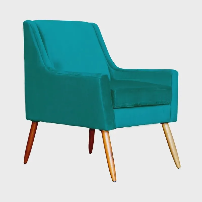 Poltrona Ariane Luxo Suede Cores - ds Estofados