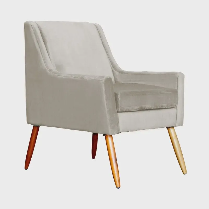 Poltrona Ariane Luxo Suede Cores - ds Estofados