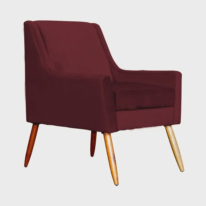 Poltrona Ariane Luxo Suede Cores - ds Estofados