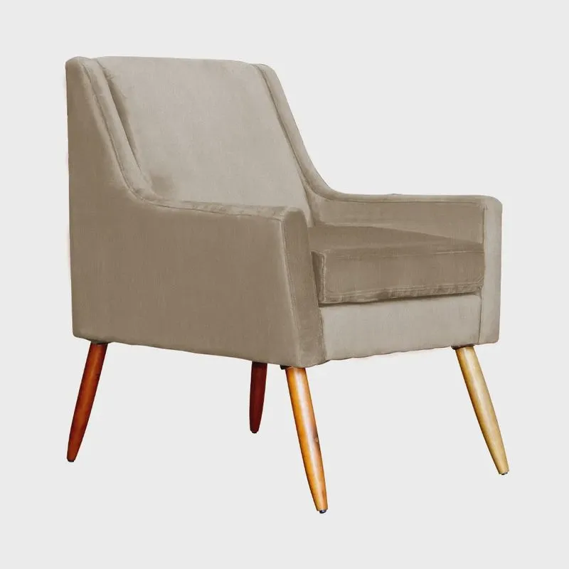 Poltrona Ariane Luxo Suede Cores - ds Estofados