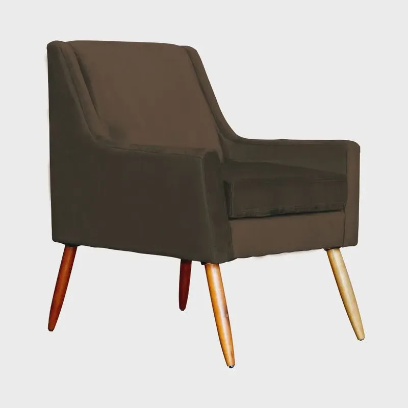 Poltrona Ariane Luxo Suede Cores - ds Estofados