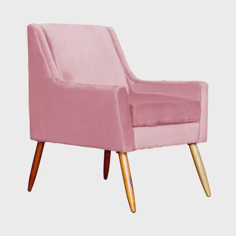 Poltrona Ariane Luxo Suede Cores - ds Estofados