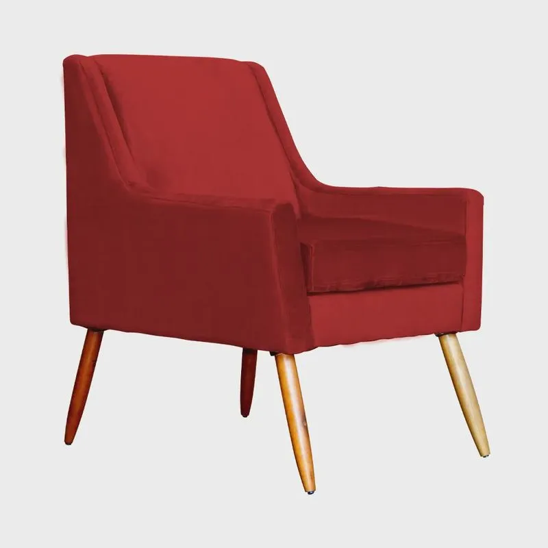 Poltrona Ariane Luxo Suede Cores - ds Estofados