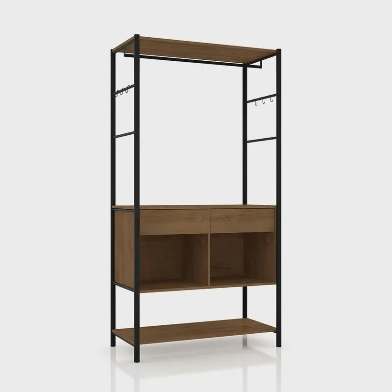 Guarda-Roupa Closet Solteiro Paris- ds Estofados