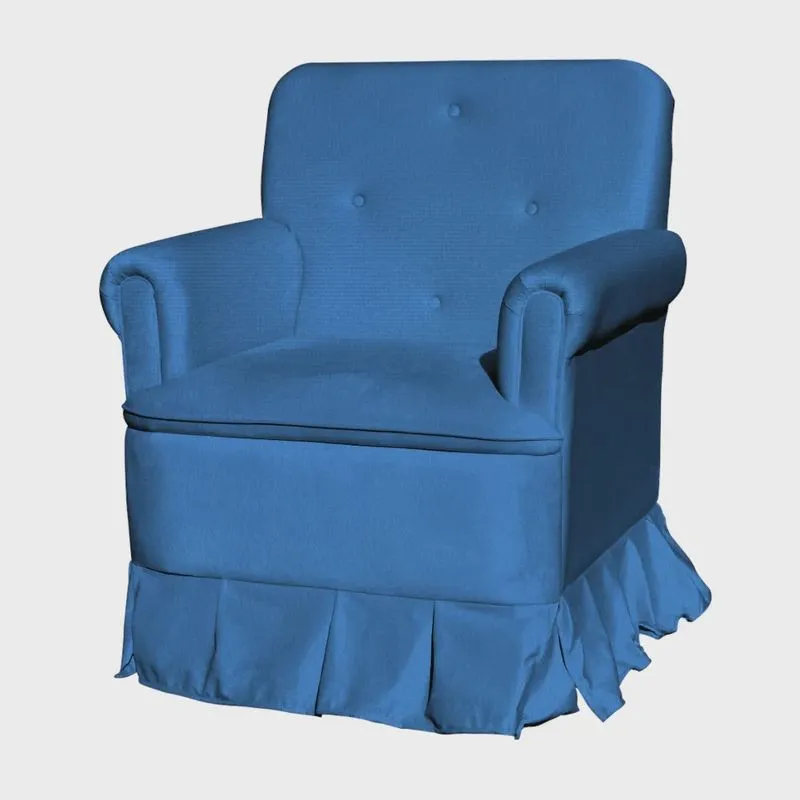 Poltrona Para Quarto Amamentação Com Balanço Suede
