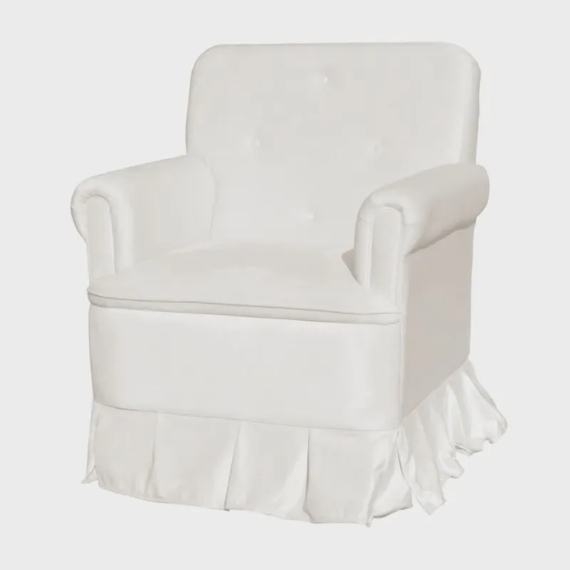 Poltrona Para Quarto Amamentação Com Balanço Suede