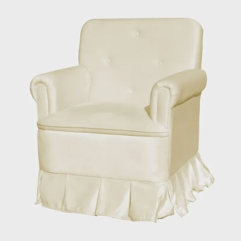 Poltrona Para Quarto Amamentação Com Balanço Suede
