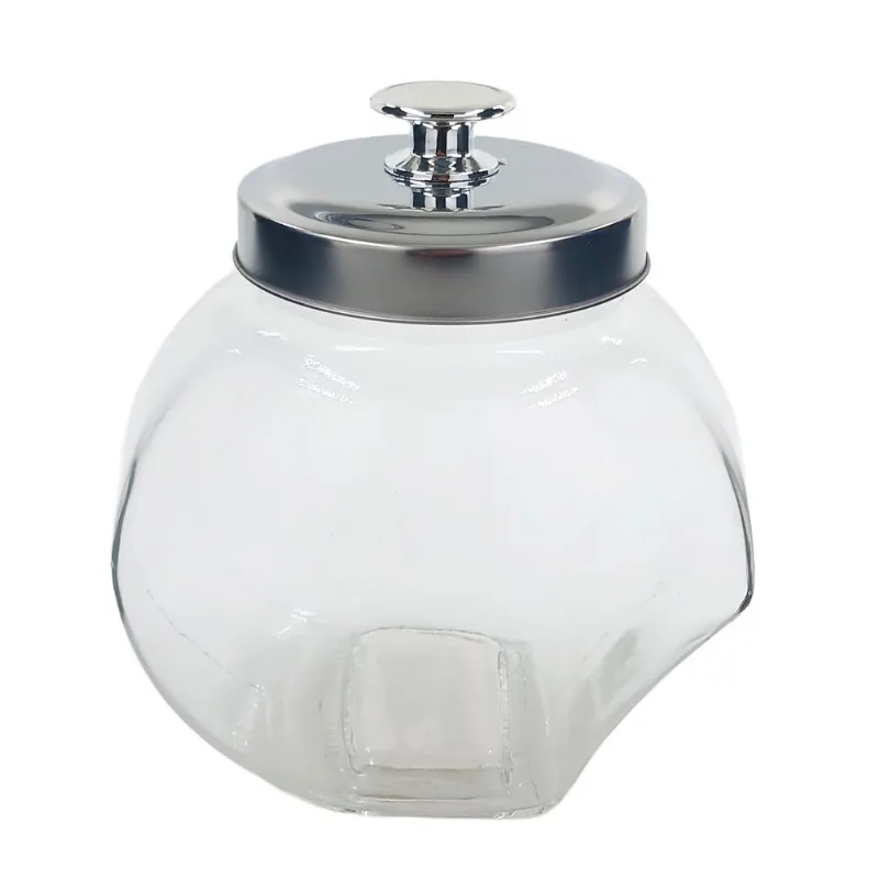 Pote Vintage C/ Tampa 1200ml em Vidro Newway