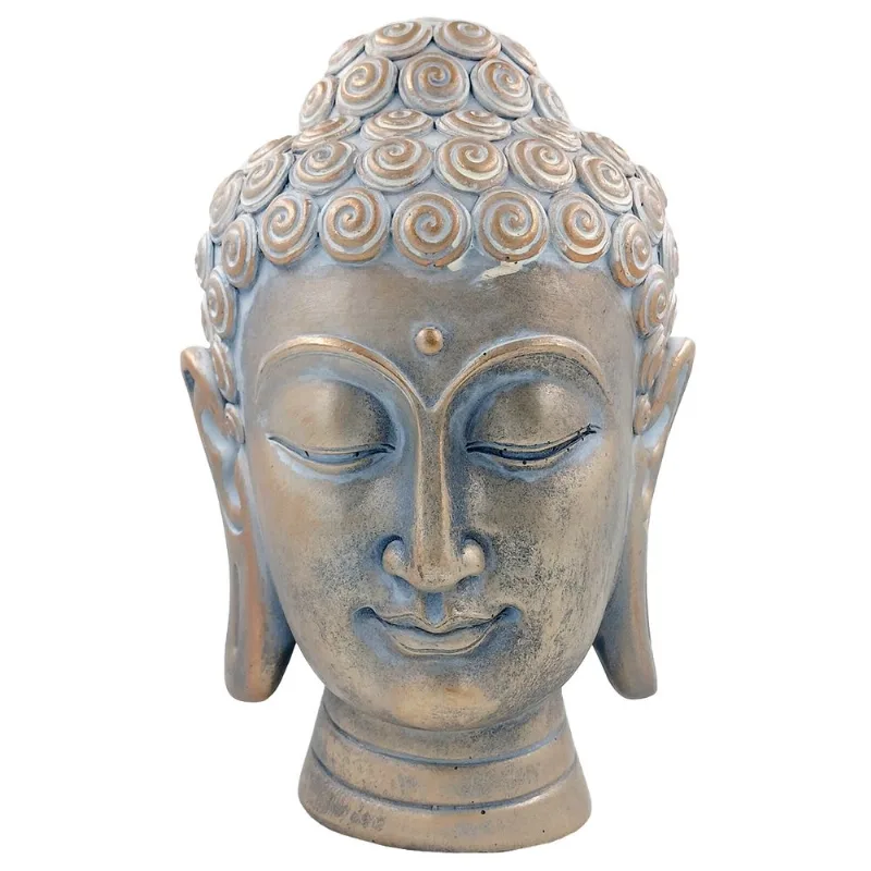 Cabeça Buda Decorativa 23cm em Resina NewWay