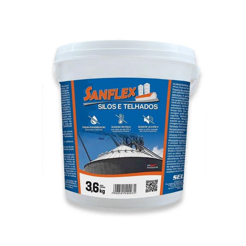Sanflex Silos E Telhados Branco 3,6kg