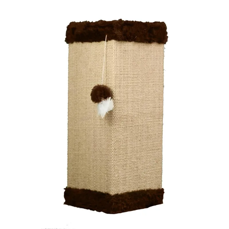 Arranhador Protetor Sofá Sisal Gatos Base Interna Chocolate