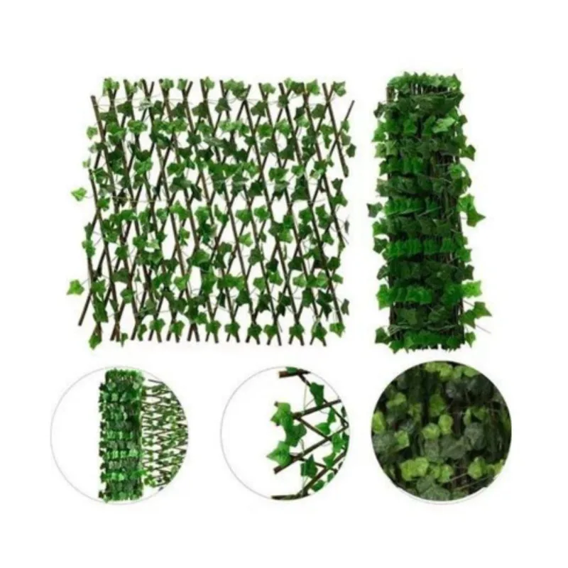 Folhagem Hera Treliça Cerca Jardim Expansiva Até 300x48cm