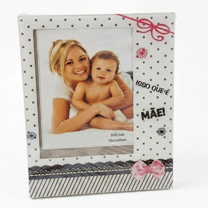 Porta-retrato Decorativo Para Mães Com Moldura De Vidro
