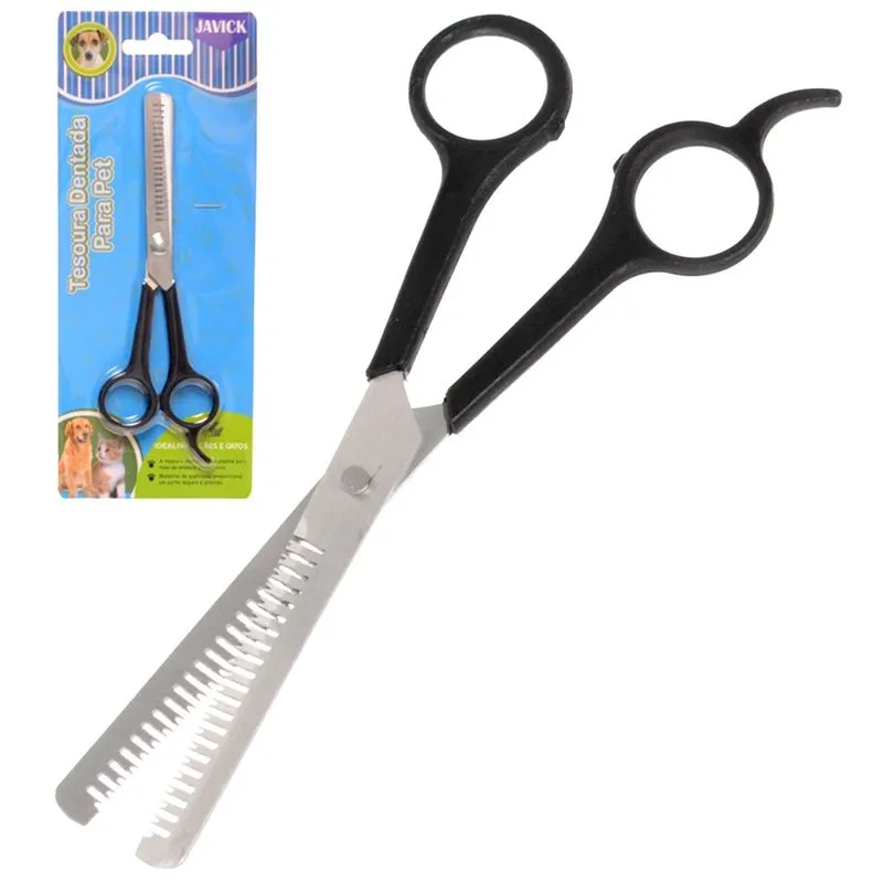 Tesoura de inox dentada 6 15CM javick