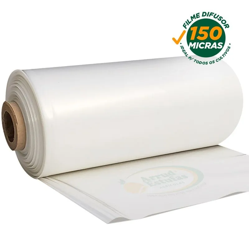 Lona Para Estufa Filme Plastico 150 Micras Difusor 6X11m