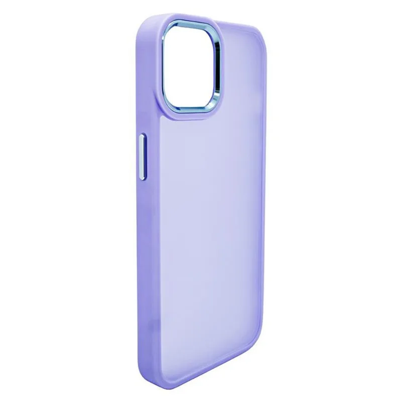 Capa Capinha Compatível iPhone 14 Pro Lilas Smoke Premium Infinity