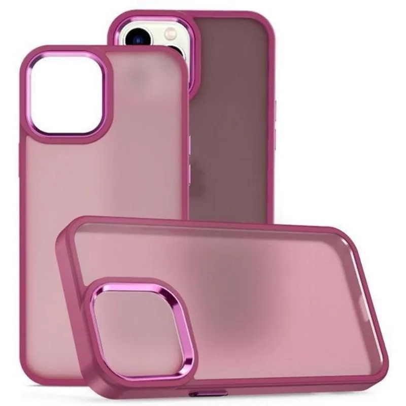 Capa Capinha Compatível iPhone 14 Pro Rosa Smoke Premium Infinity