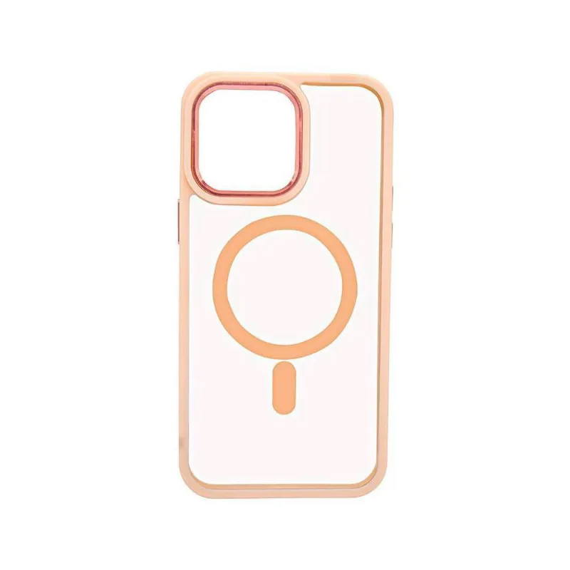 Capa Capinha Compatível iPhone 13 Pro Magsafe Rose New Hybrid Infinity