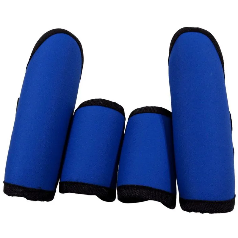 Jogo de Caneleira para Cavalo Lisa Azul e. V. A Fecho Colante Cavalo