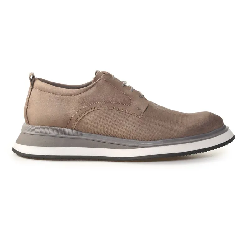 Sapato Casual Constantino Selaria Masculino Bege CIMENTO - 37