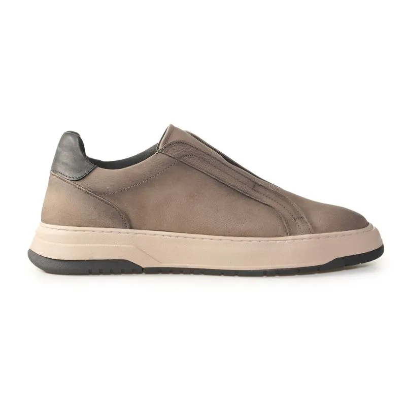 Tênis Constantino Casual Masculino Bege MILITAR/PRETO - 39