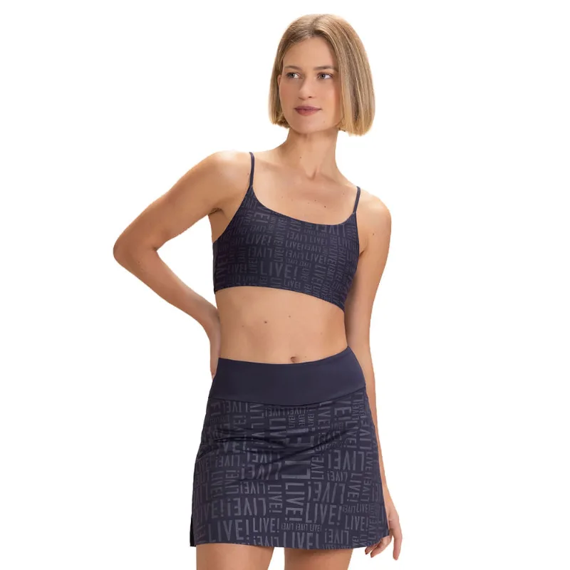 Top Feminino Live Sense Pro Preto Elipse - G