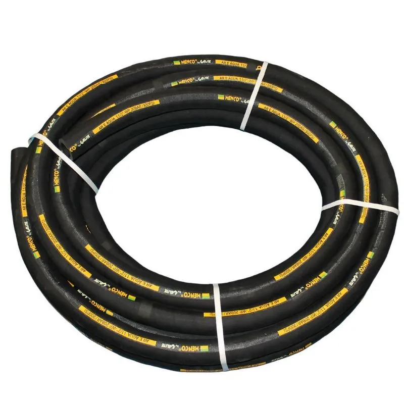 Mangueira Borracha Menco 1.1/2 - 5m 300psi Amarela