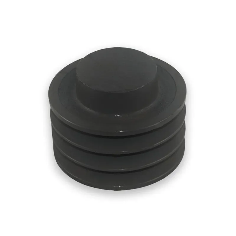 Polia De Ferro Fundido 80mm 3 Canais Perfil A